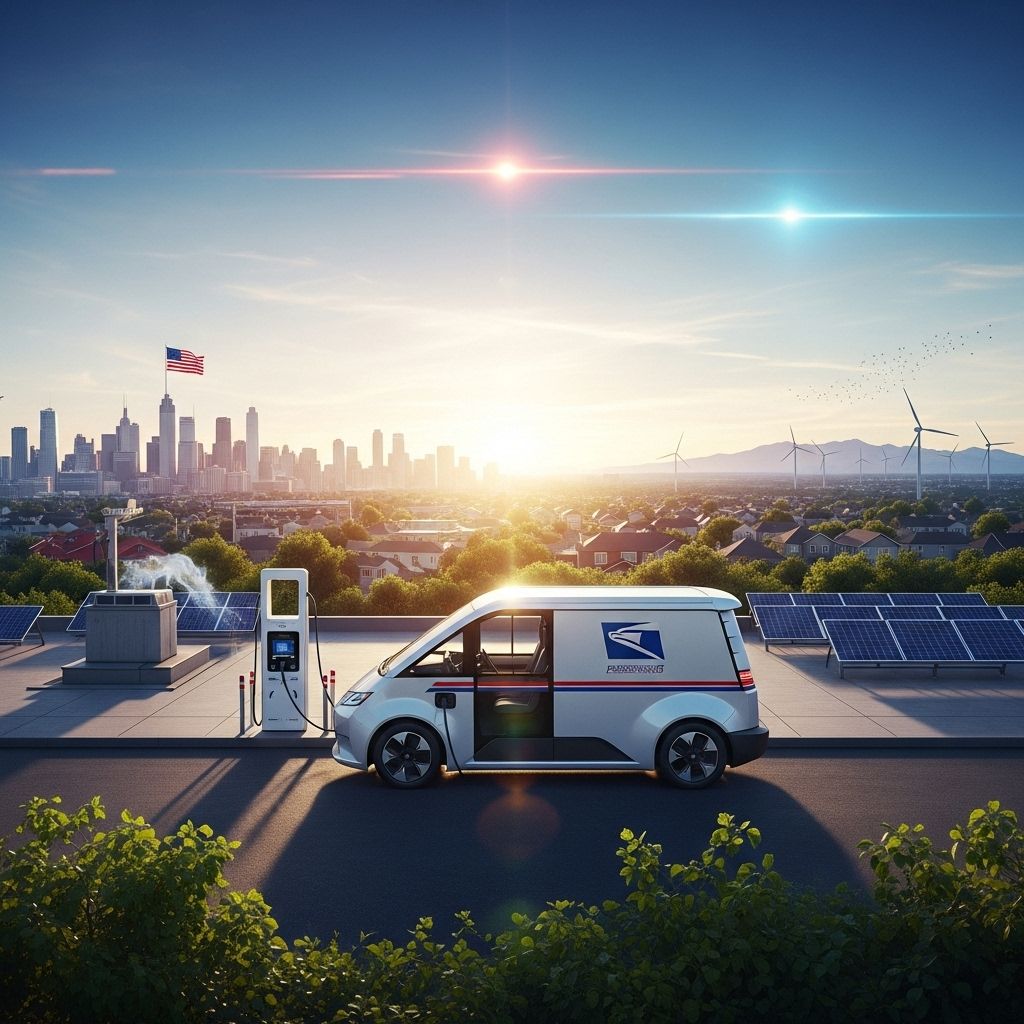 USPS Commits to an All-Electric Future for Mail Delivery The U.S. Postal Service electrifies its fleet in a historic move, promising sustainability, innovation, and operational efficiency.