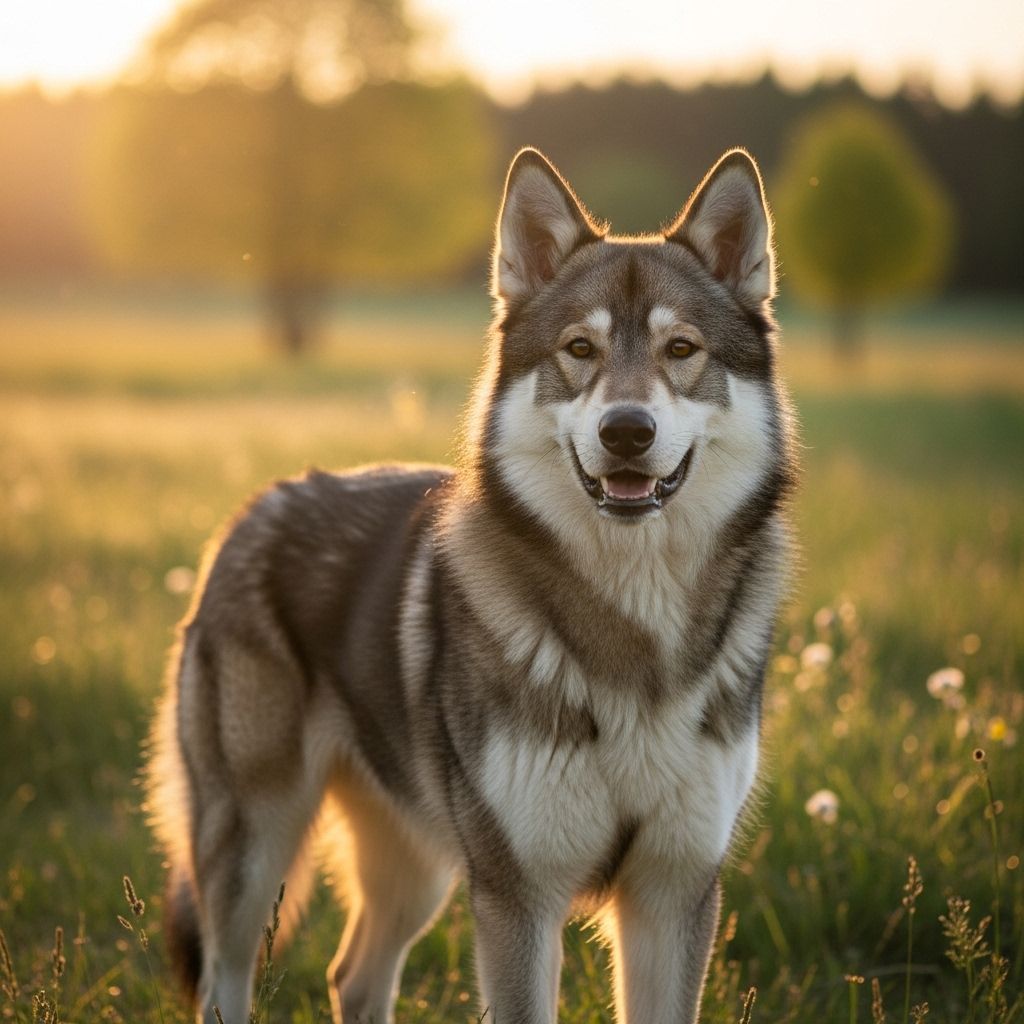 Wolf-inspired instincts merge with a gentle nature, flourishing in active family homes.