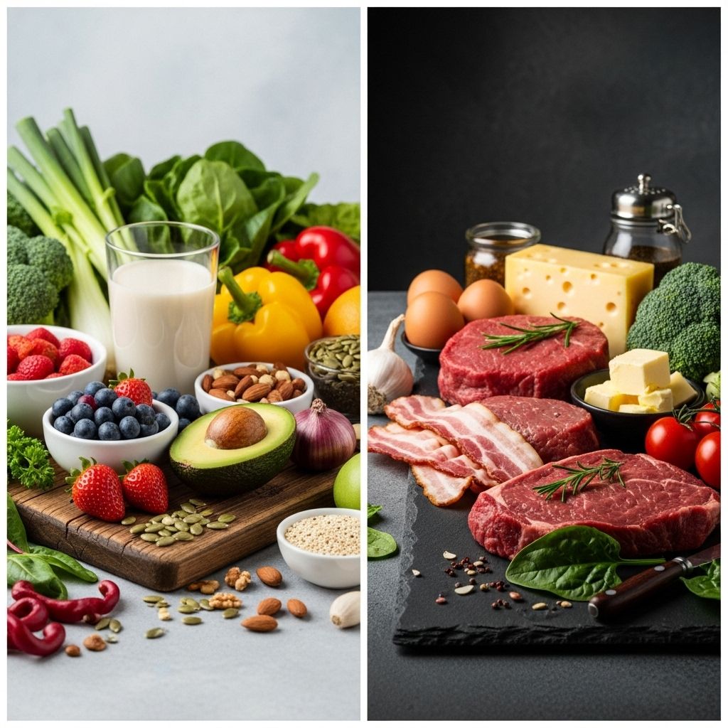 A close look at new research exploring how switching to a vegan or ketogenic diet can quickly—but differently—transform the body's immune response and microbiome.