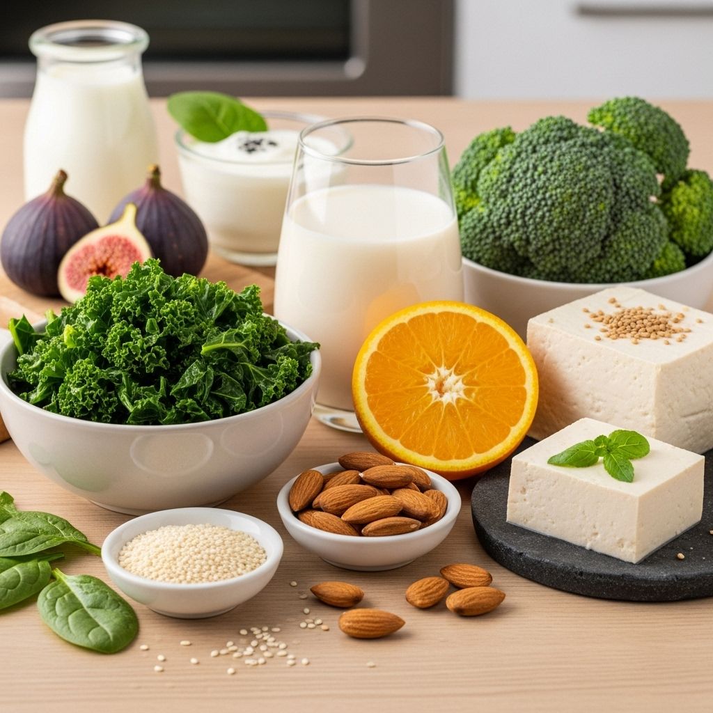 This lineup of fortified and whole-food options helps maintain healthy bones on a plant-based diet.