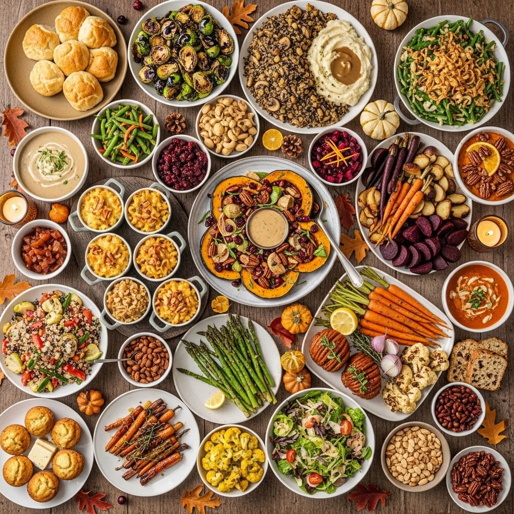 Savor Thanksgiving with these satisfying, crowd-pleasing vegan side dishes for a flavorful and festive holiday feast.