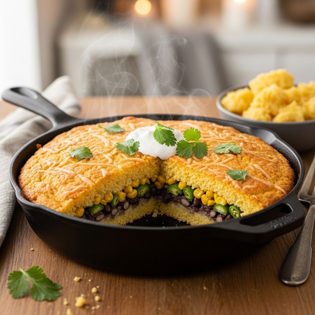 Smoky spices and creamy beans get a crisp golden topping in comforting plant-based bake.