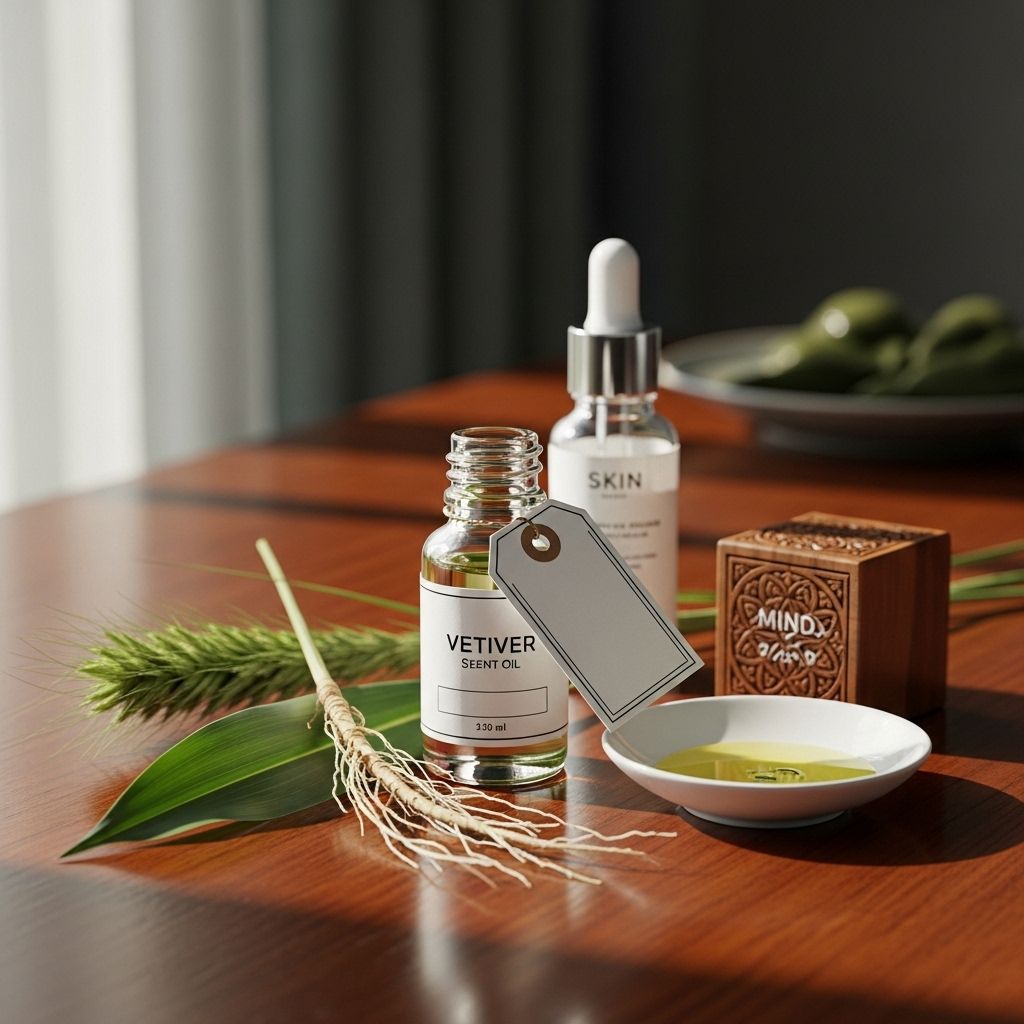 Vetiver Oil: Comprehensive Guide to Uses, Benefits & Applications An earthy extract that calms restless thoughts and elevates your natural wellness.