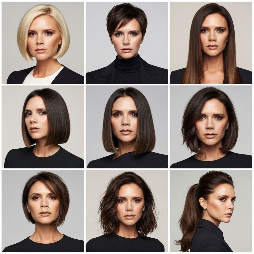 From Posh Spice to fashion icon, Victoria Beckham’s hair evolution is a bold timeline of reinvention, trendsetting, and beauty inspiration.