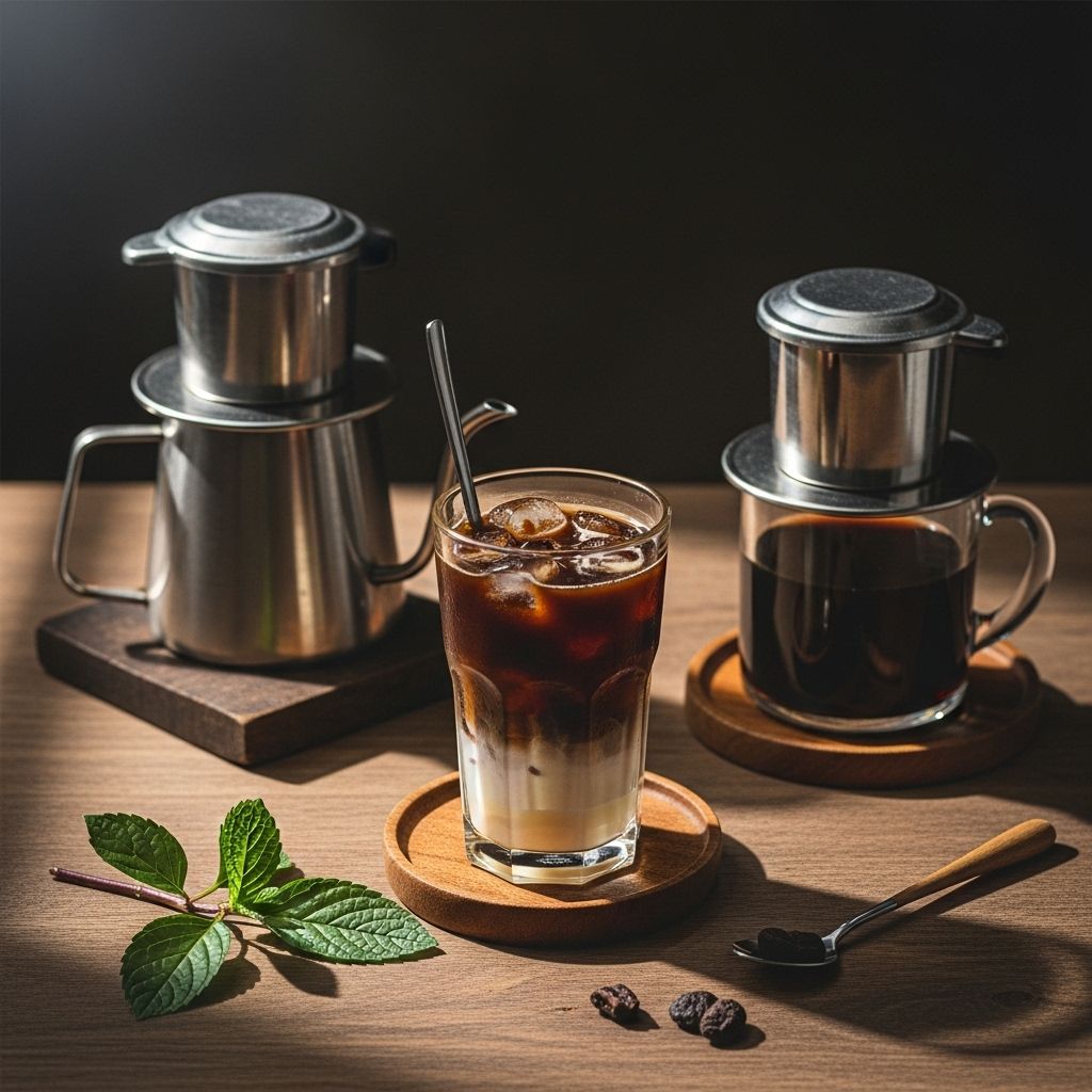 Slow drips and sweet condensed milk capture a centuries-old coffee ritual in every sip.