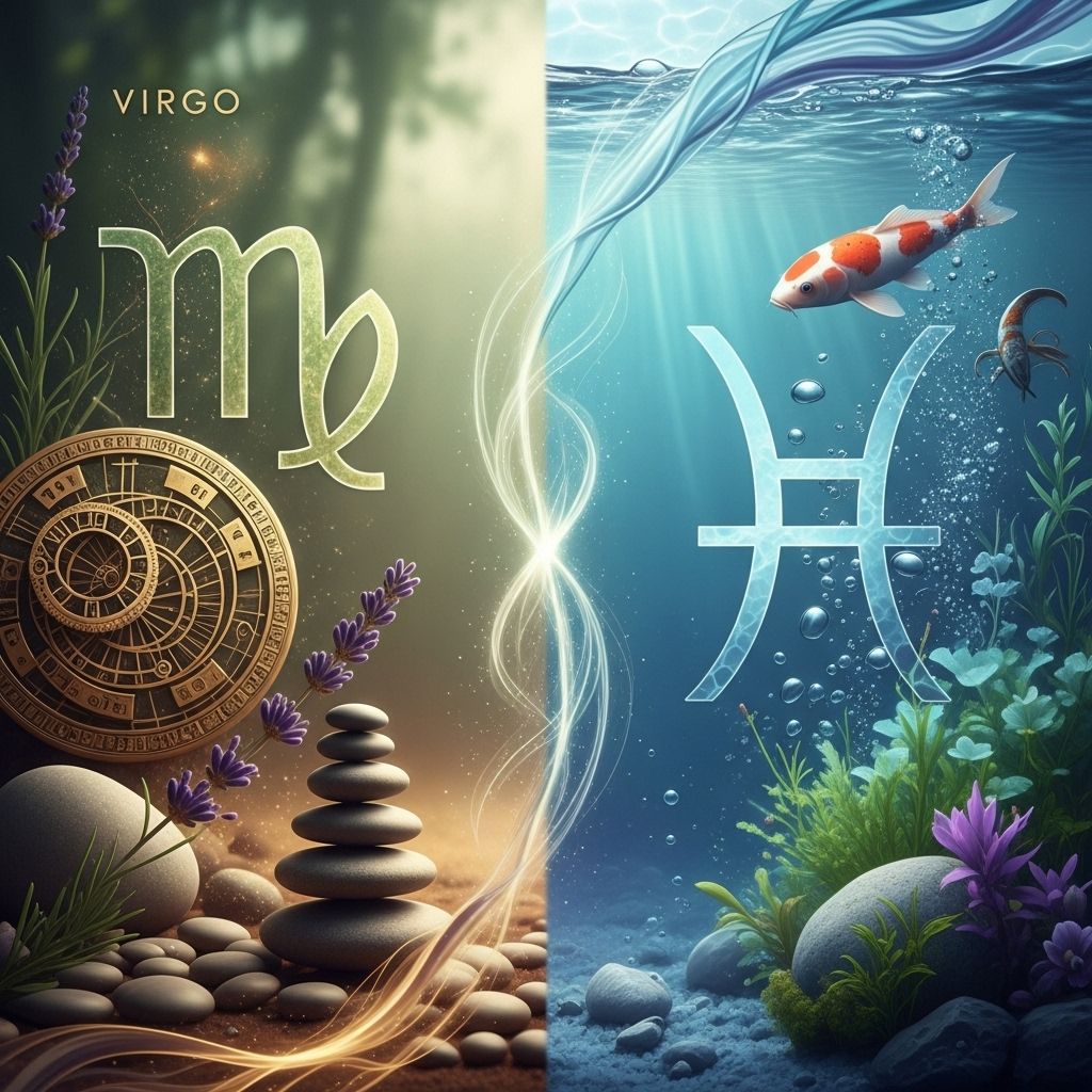 Blending contrasting qualities into a union built on trust and mutual growth.