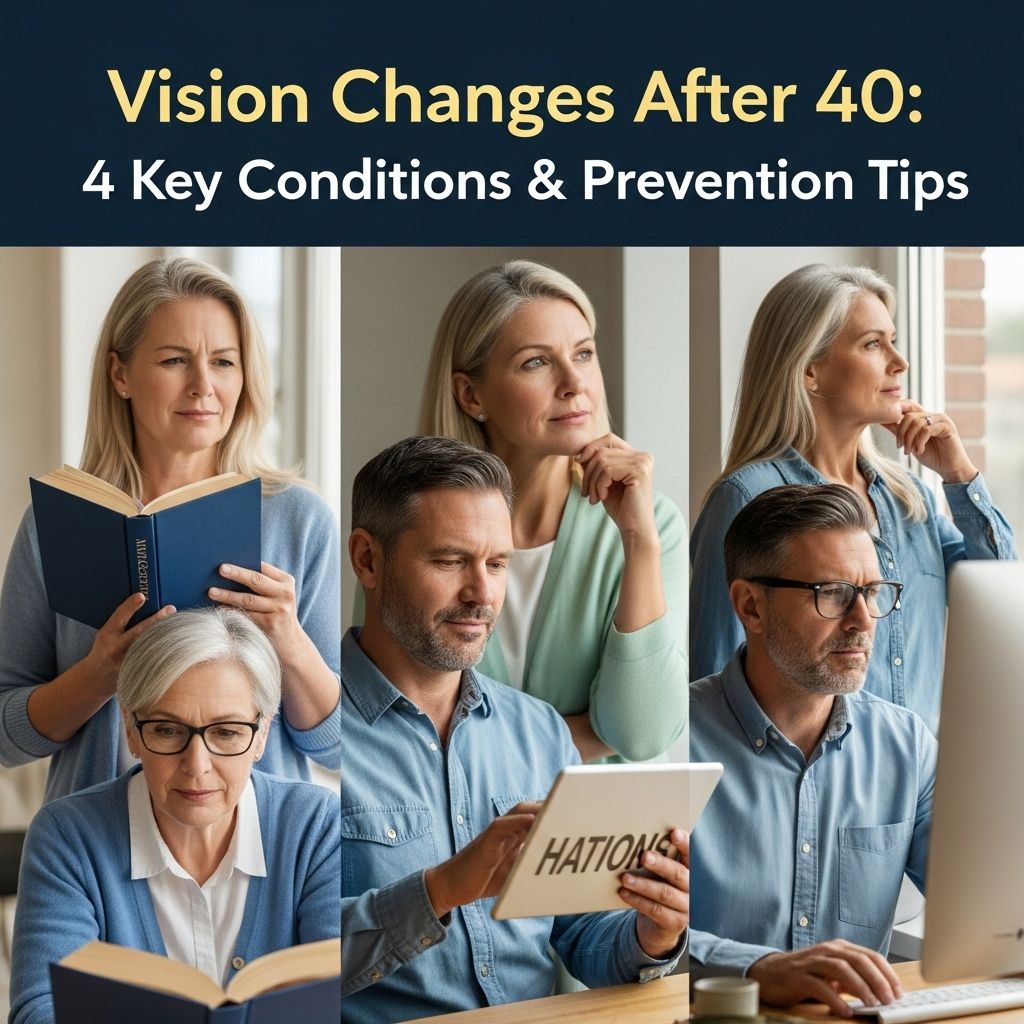 Understanding Vision Changes After 40: What to Expect and How to Respond Healthy habits and regular exams help slow eye aging and preserve your sight.