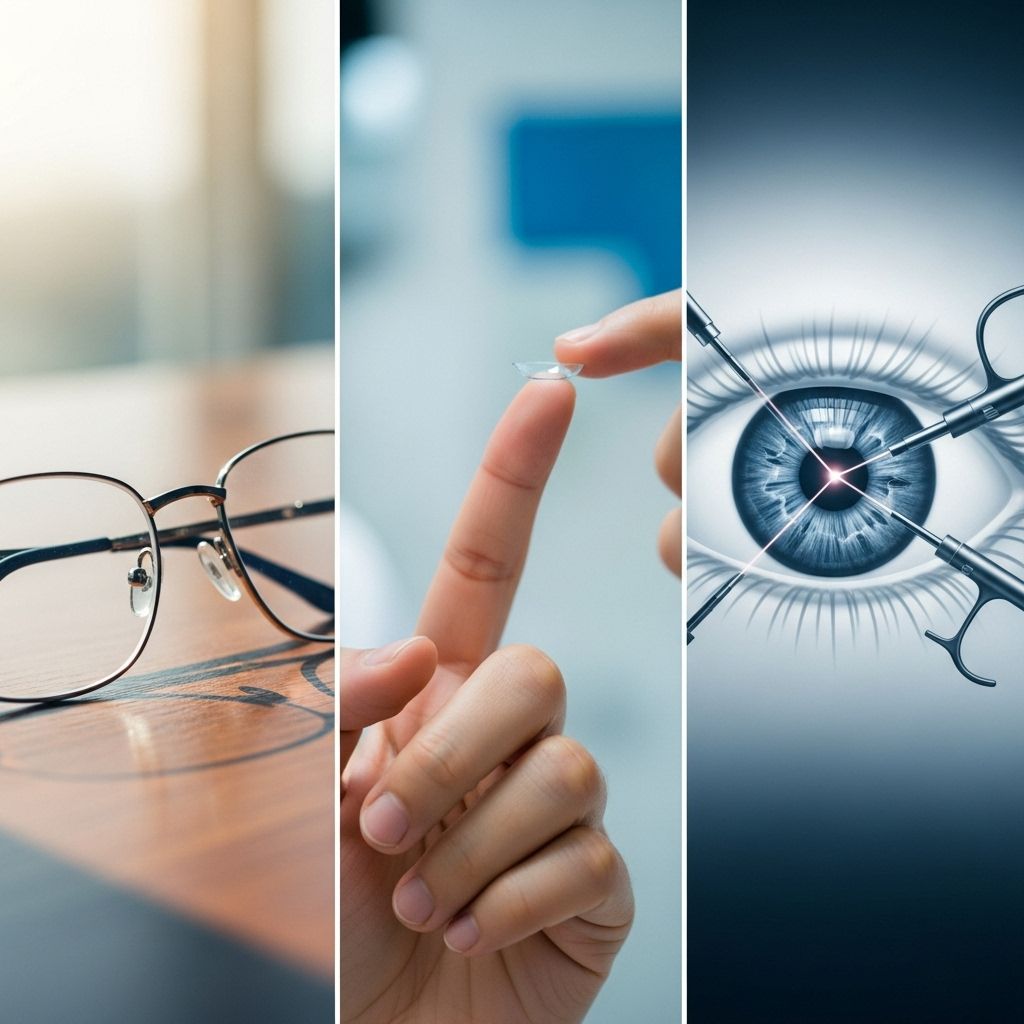 Explore comprehensive vision correction options, from glasses and contacts to advanced surgical procedures and selection factors.