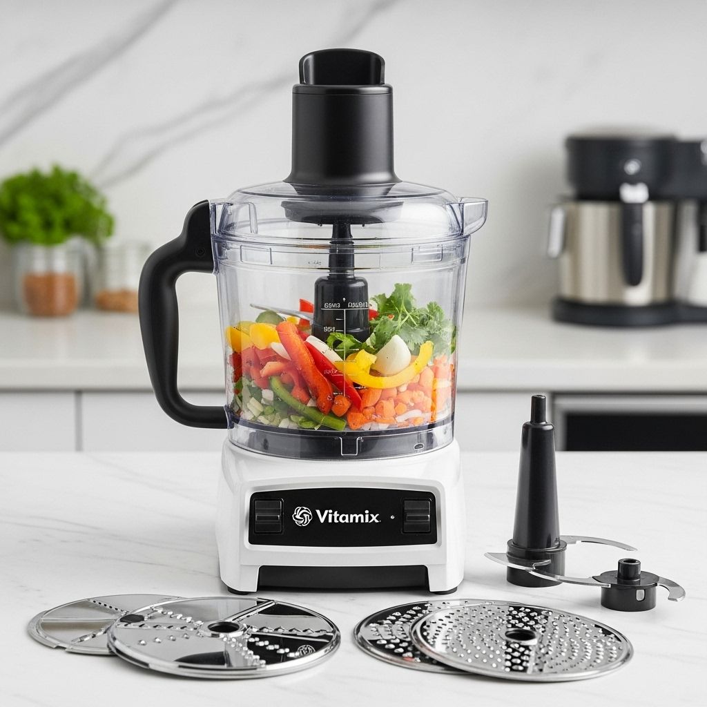 This accessory adds food processing capabilities to your blender without cluttering your counter.