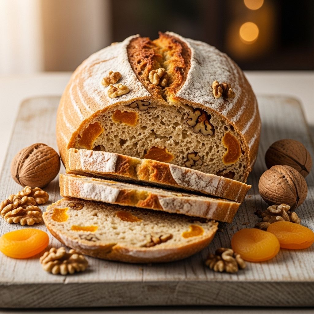 Enjoy a harmony of nutty crunch and fruity sweetness in every slice.