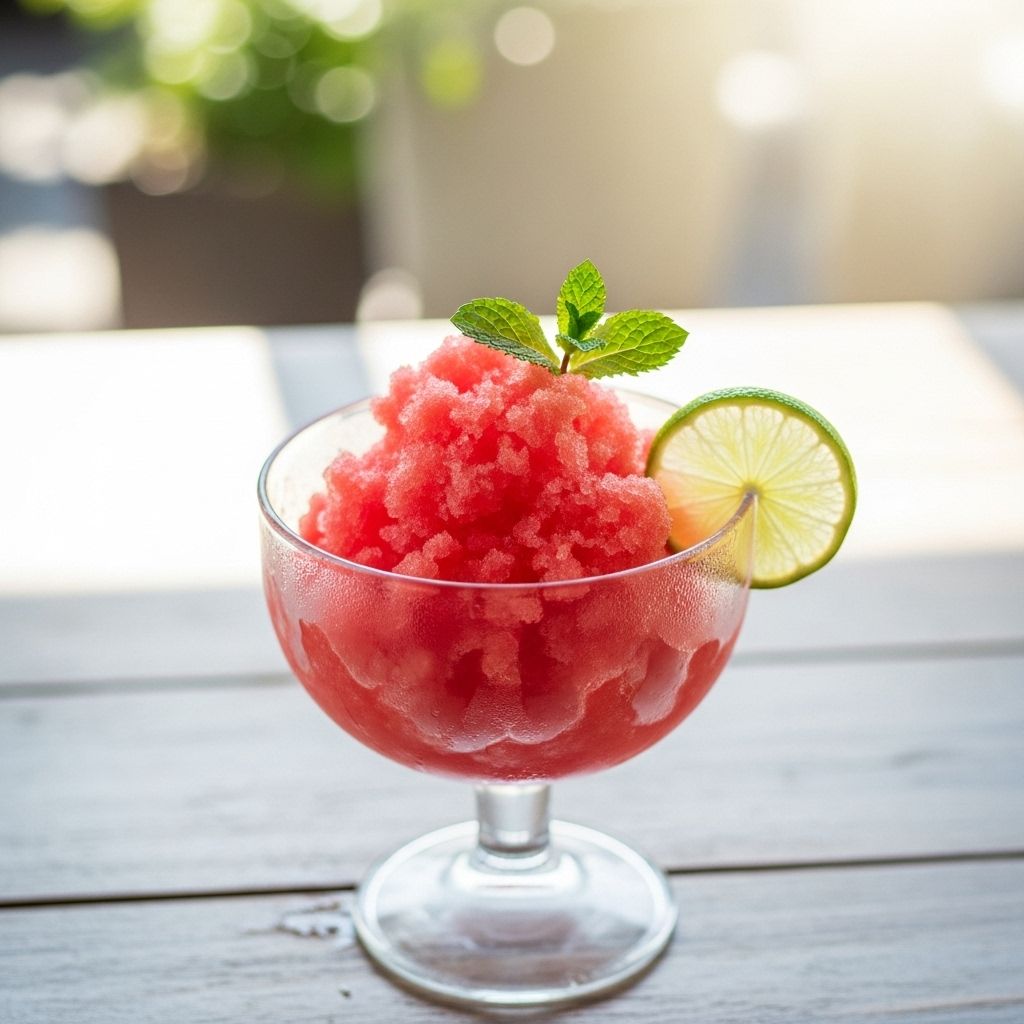 Ultimate Guide to Making Watermelon Granita: A Cool Summer Treat An icy, fruit-forward dessert that brings effortless refreshment to hot afternoons.