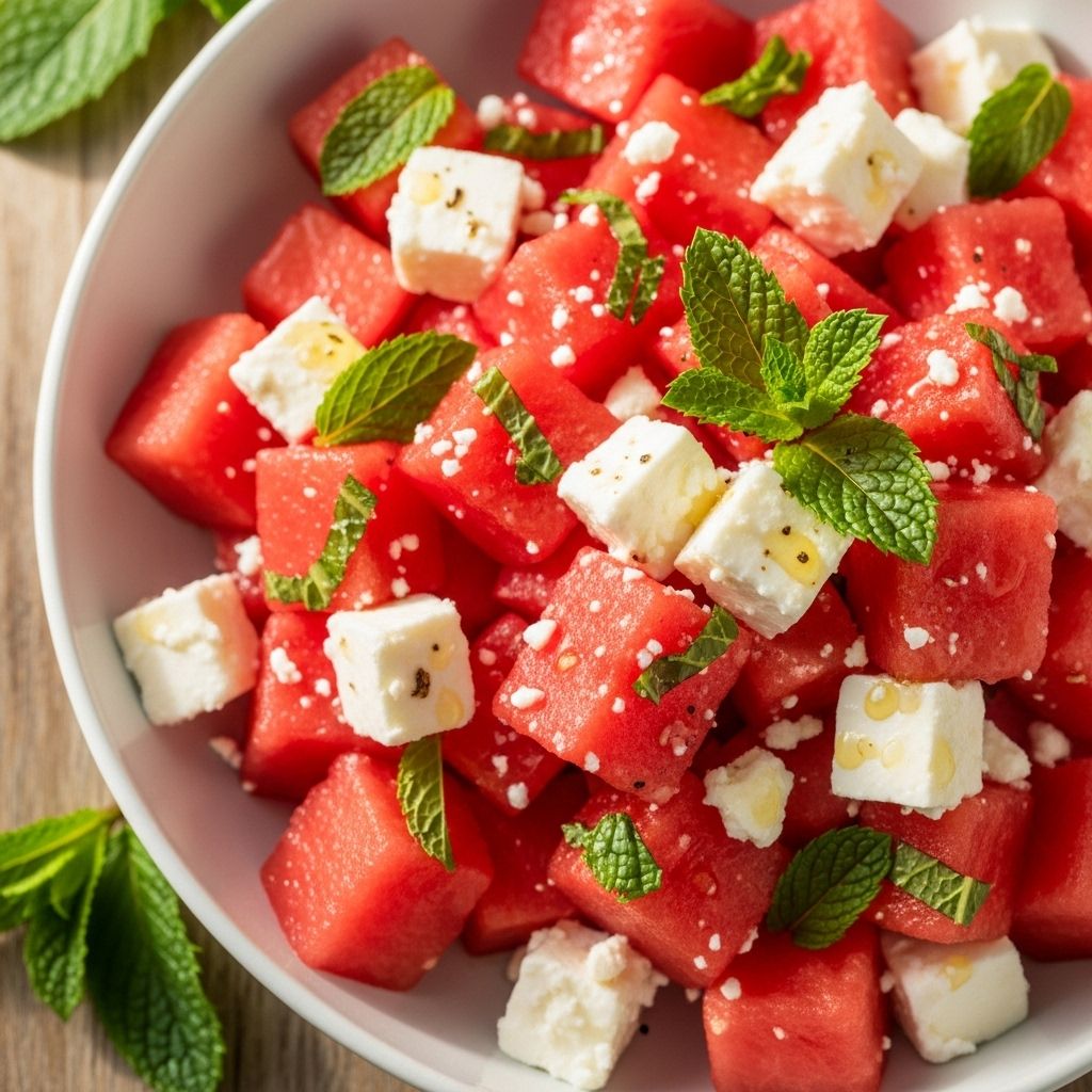 A cool medley of sweet, salty, and crunchy flavors that brightens any warm-weather meal.