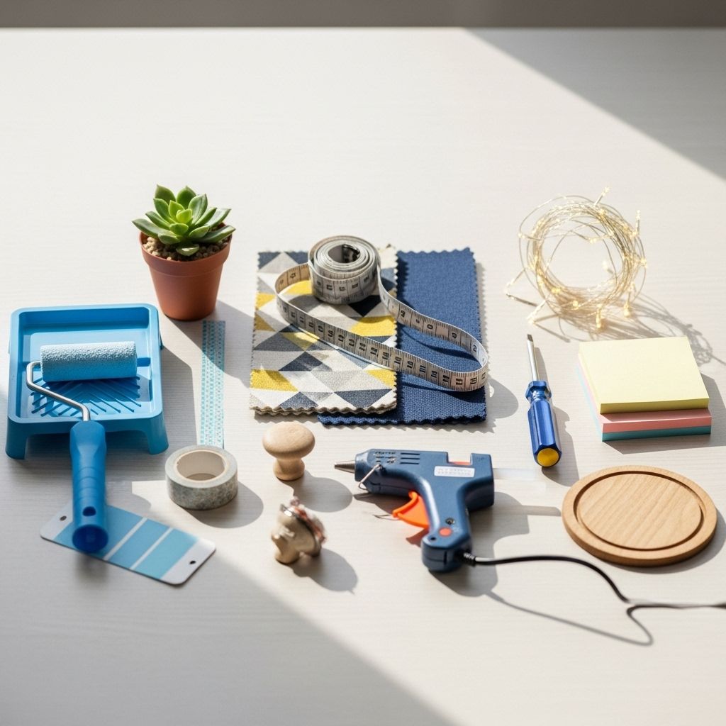 Transform dated spaces into stylish, efficient rooms using simple DIY tricks.