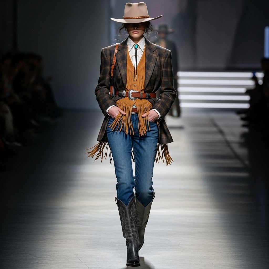 Fringe, boots, and denim remix: How Western fashion is leading the way for Fall 2024’s boldest trends.