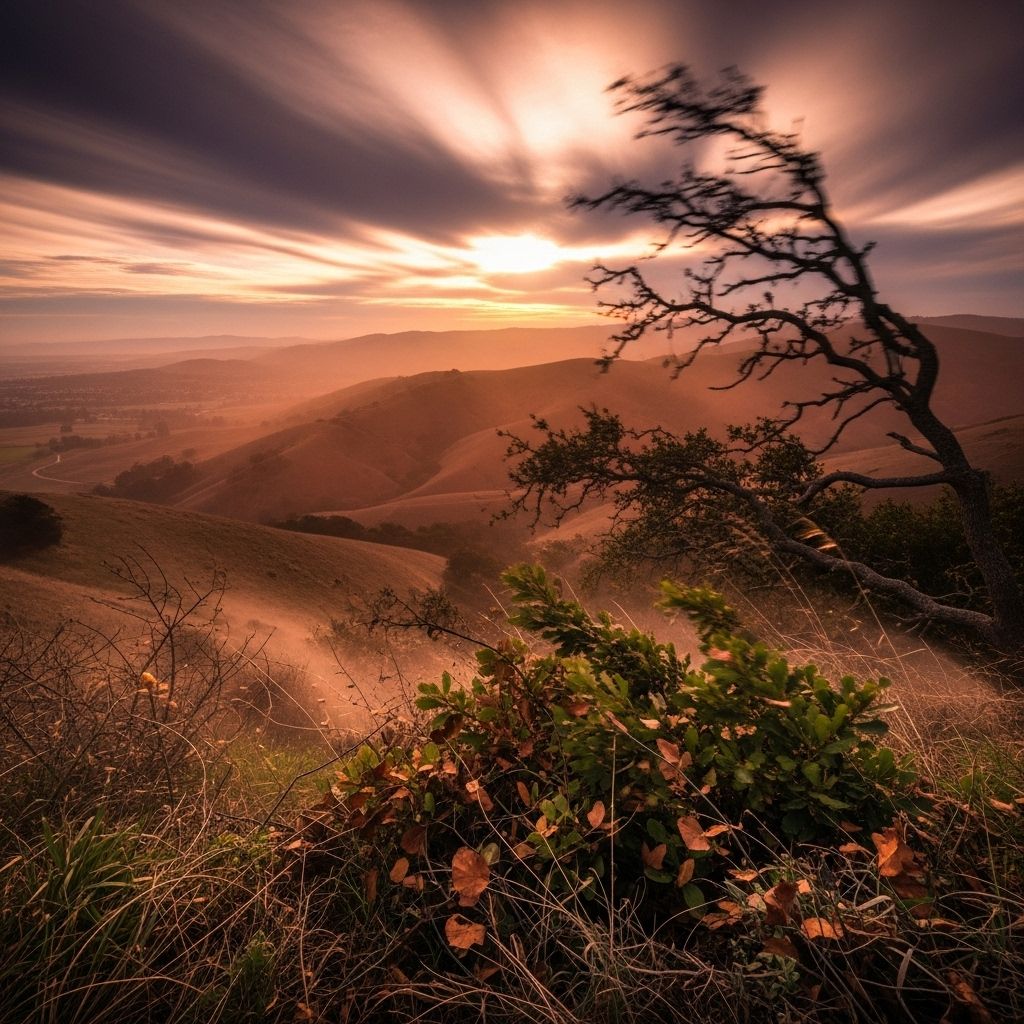 Diablo winds threaten California with intense gusts, extreme dryness, and wildfire danger. Learn their origins, impacts, and safety measures.