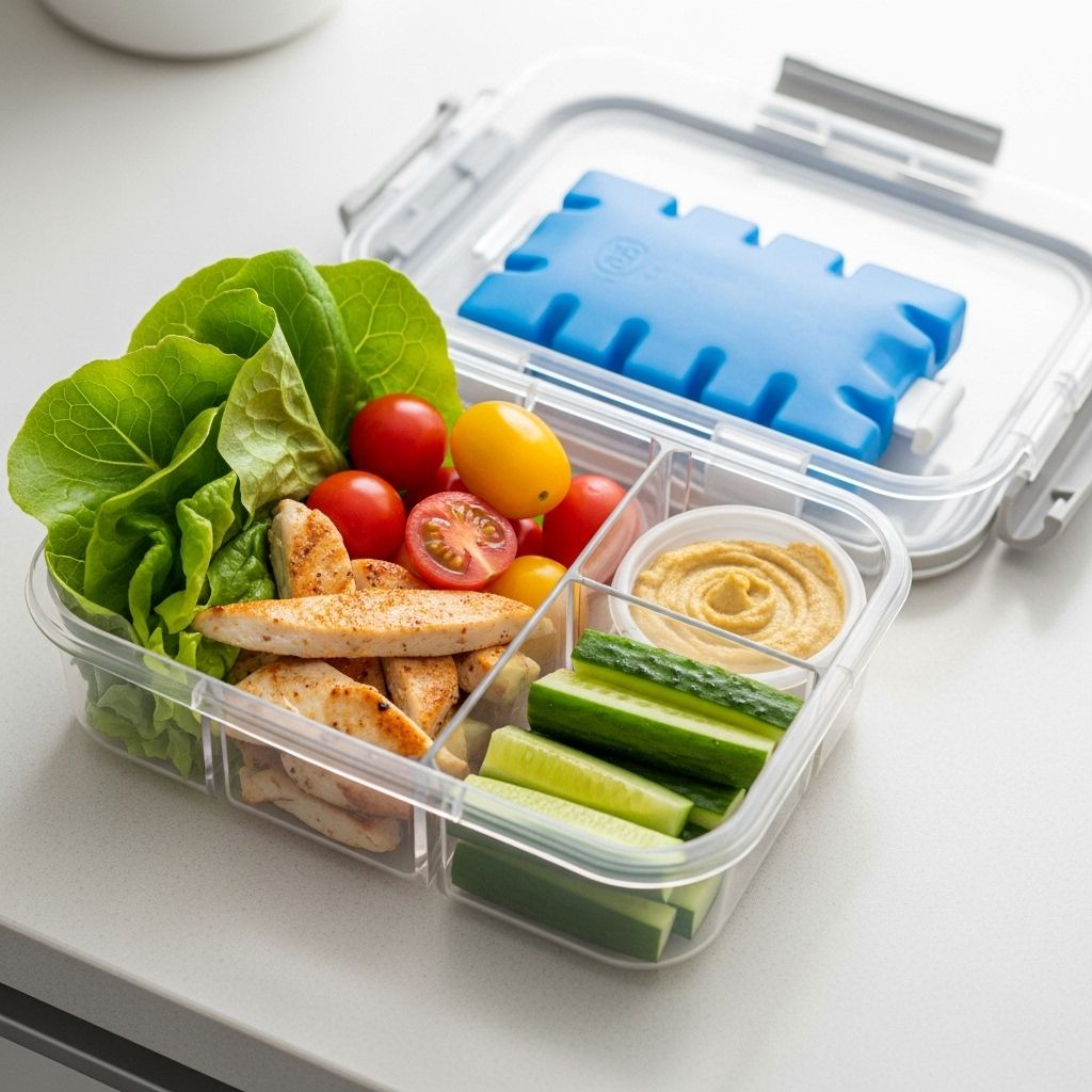Chilled lunches shield you from harmful bacteria that thrive out of sight.