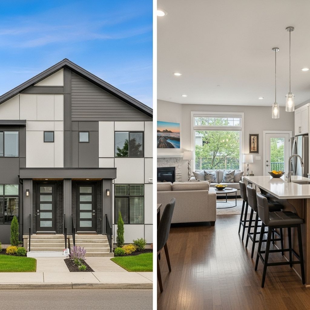 Two-unit designs offer autonomy for each household while generating extra income.