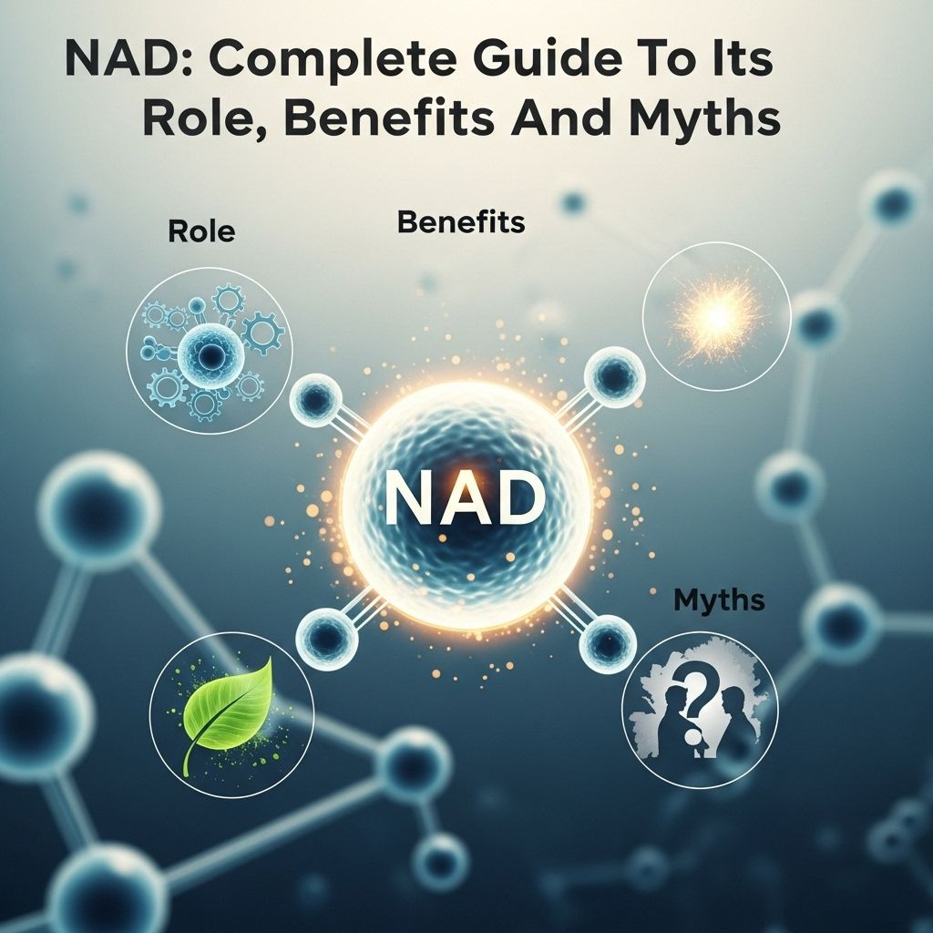What Is NAD? Exploring Its Role, Benefits, and Supplement Myths Uncover how vital cellular coenzymes influence energy levels and support healthy aging.