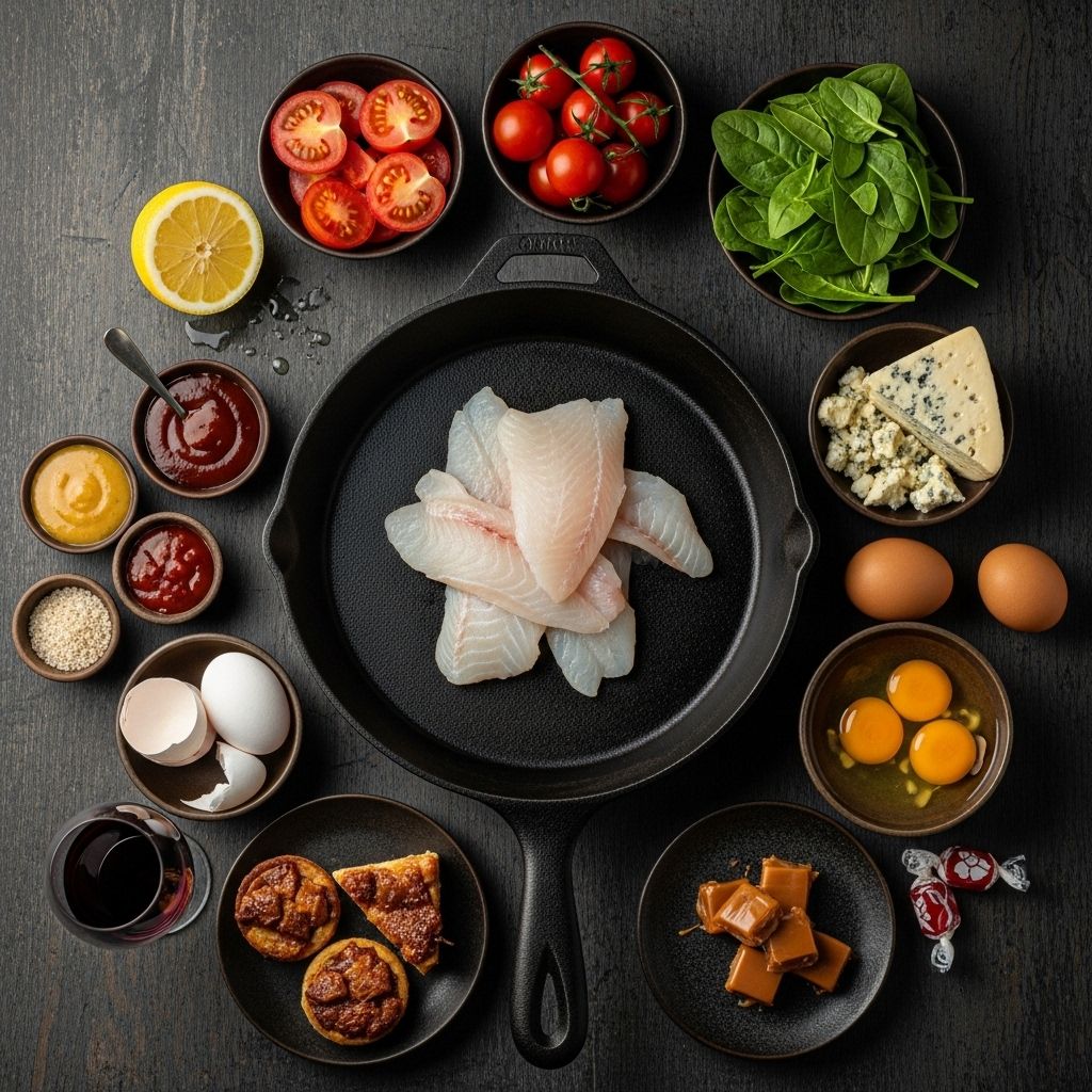 Protect your skillet’s seasoning by avoiding acidic, sticky, and overly wet ingredients.