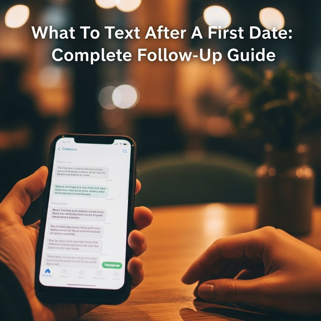 What To Text After a First Date: Tips, Timing & Messaging Examples for Lasting Connection Send personalized notes that spark genuine connection and keep momentum alive.
