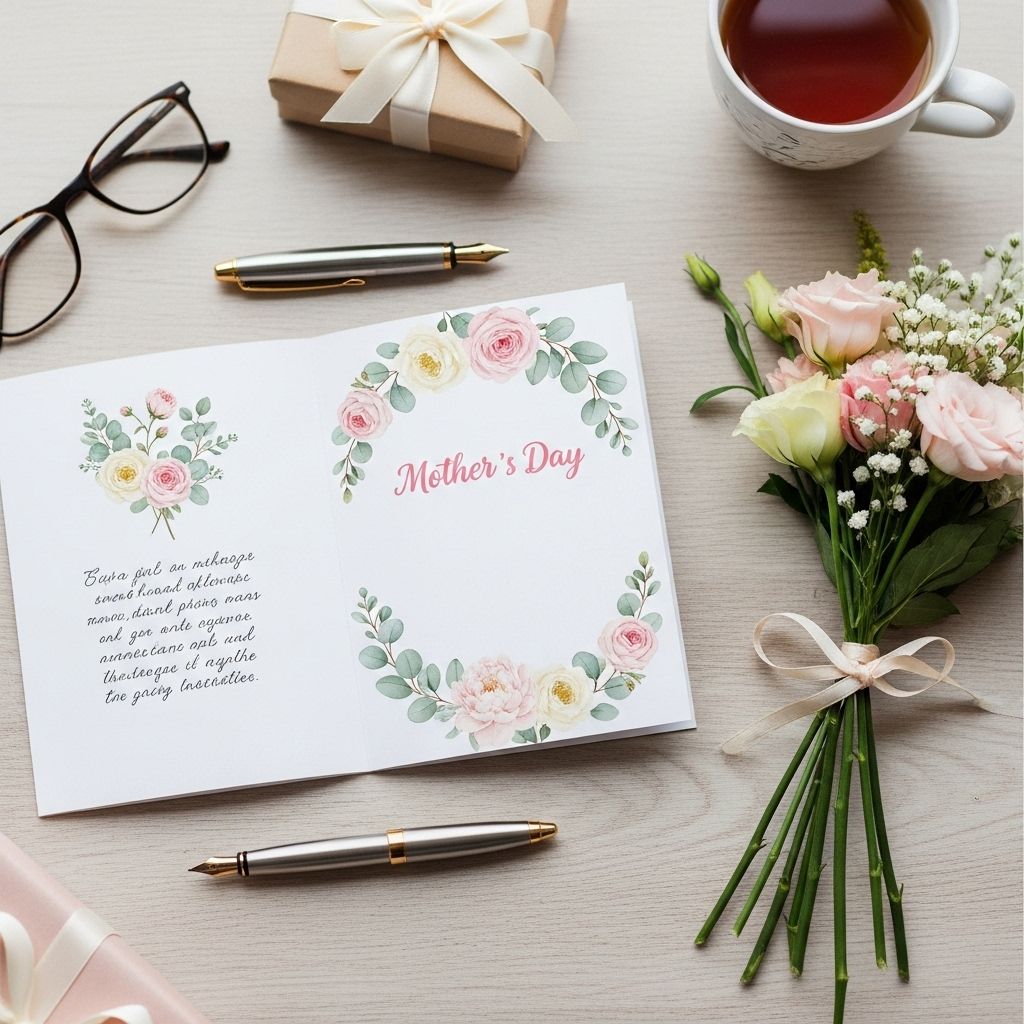 Personalize every note with warmth, wit, and genuine appreciation for her love.