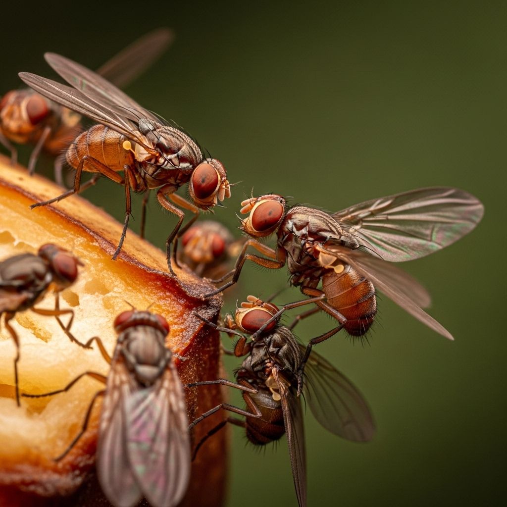 Delve into the fascinating origins, rapid life cycles, and effective prevention of fruit flies in the home and wild.