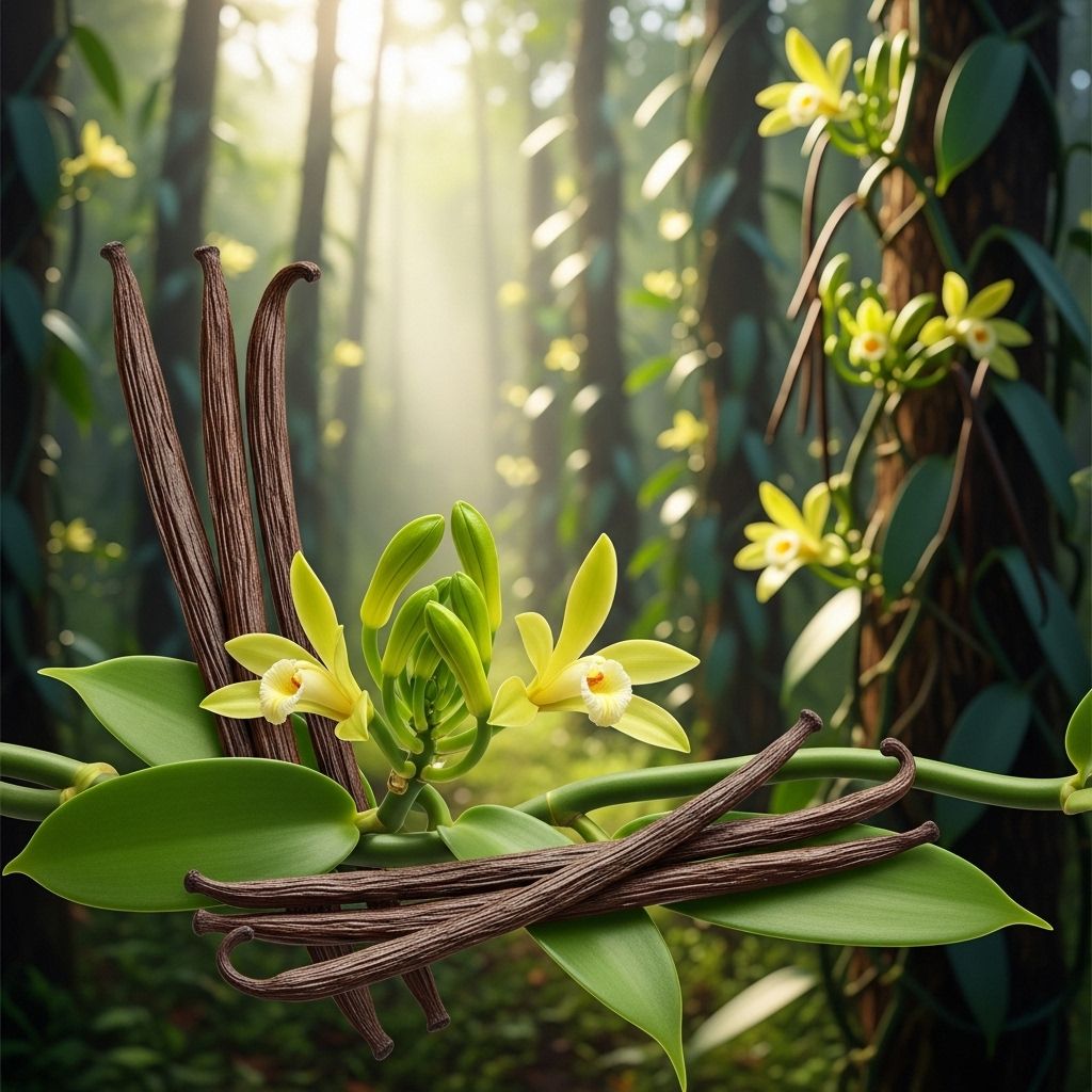 Hand pollination and meticulous curing bring out vanilla’s signature flavor profile.