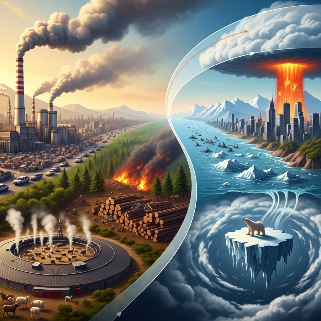 Explore the origins, impacts, and future of greenhouse gases shaping our planet's climate challenge.