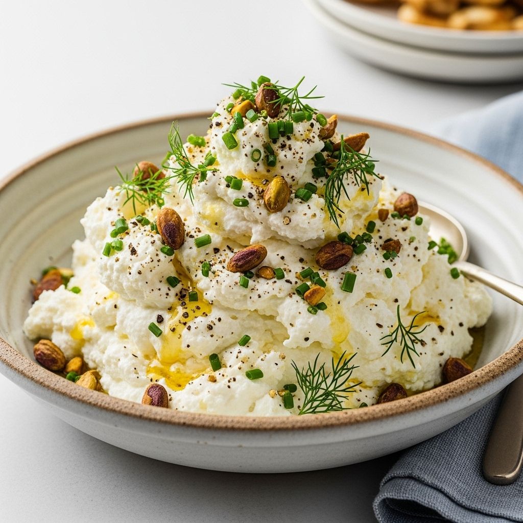 An indulgent, tangy spread topped with golden breadcrumbs for effortless entertaining.
