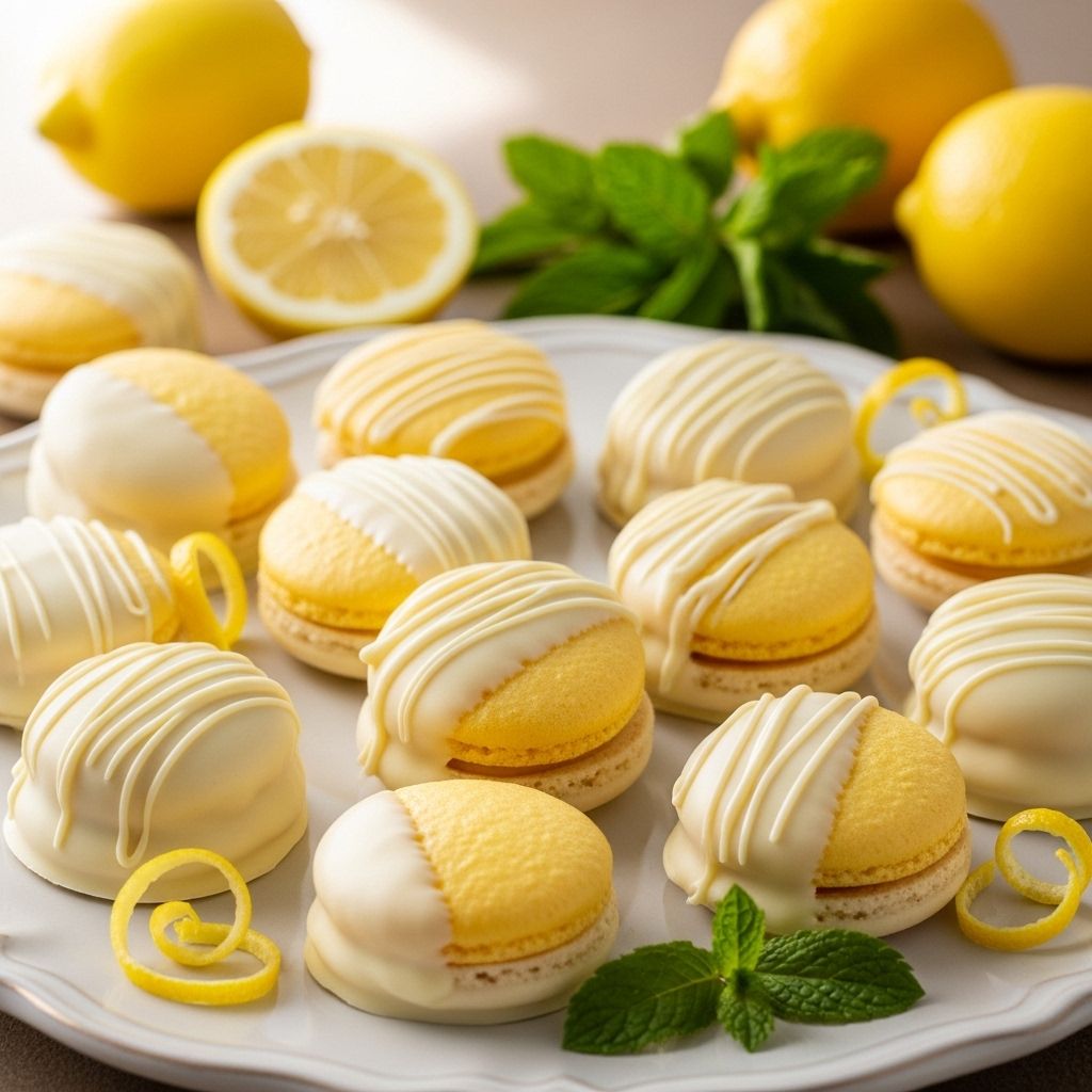 Chewy coconut morsels meet zesty citrus and a smooth, sweet coating in every bite.