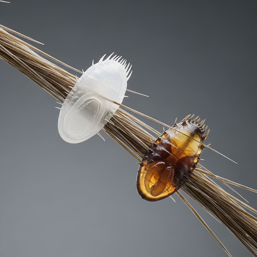 Understand the differences between white and brown lice nits, what their color means, and how it affects lice diagnosis and treatment.