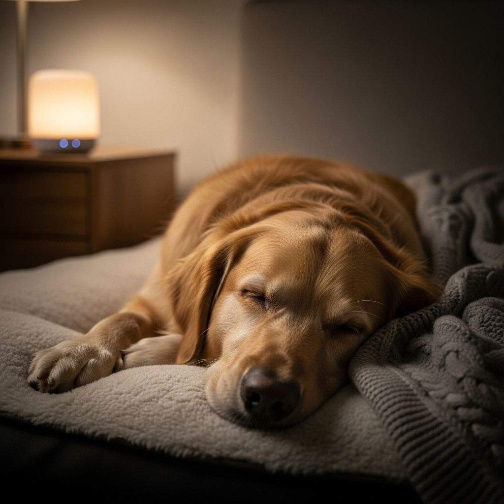 White noise could help your dog (and you) sleep better by masking disruptive sounds — but is it right for every pup?