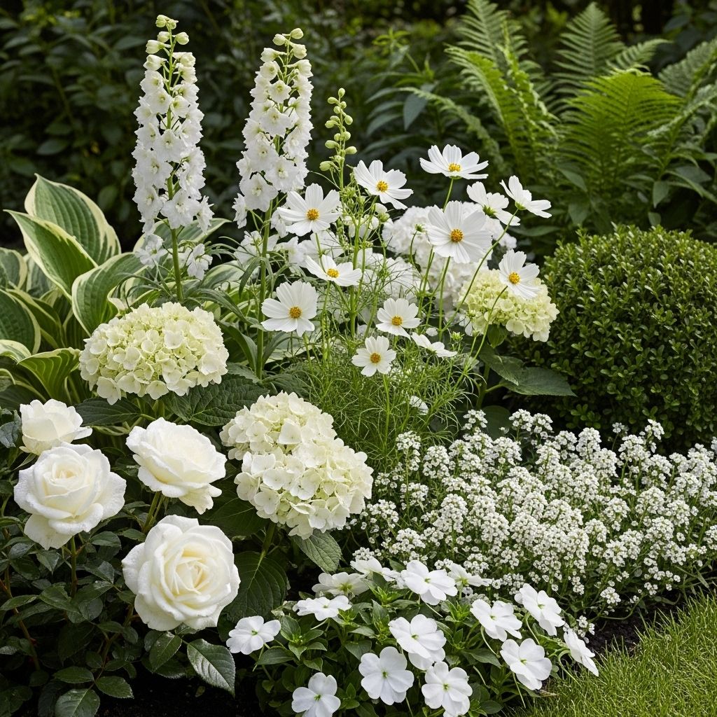 Mix spiky blooms, feathery plumes, and soft foliage to light up shady or compact spots.