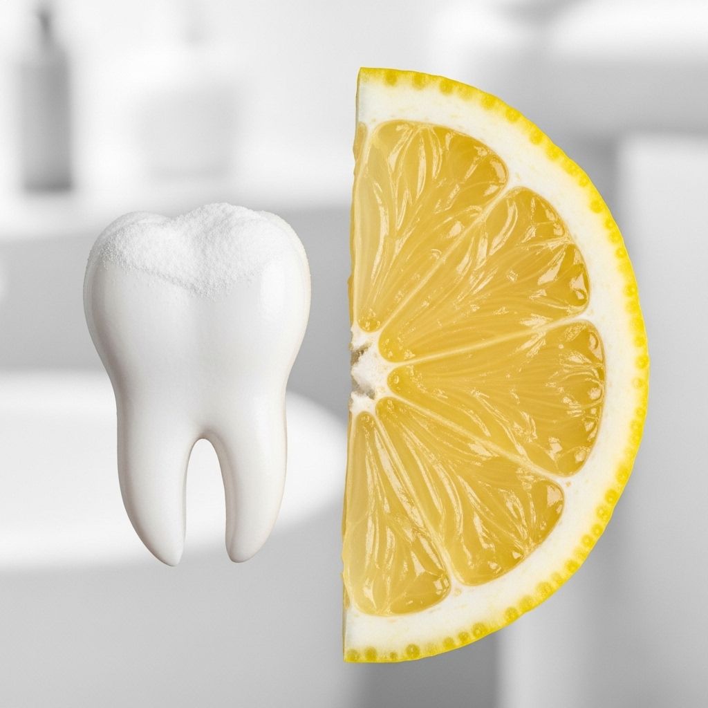 Whiten Teeth With Baking Soda And Lemon: Myths, Science, And Side Effects DIY brightening hacks may wear down enamel and expose dentin causing lasting sensitivity.