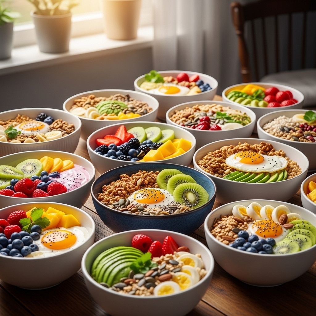 Upgrade your mornings with 19 creative breakfast bowl recipes packed with nutrition, flavor, and visual appeal.