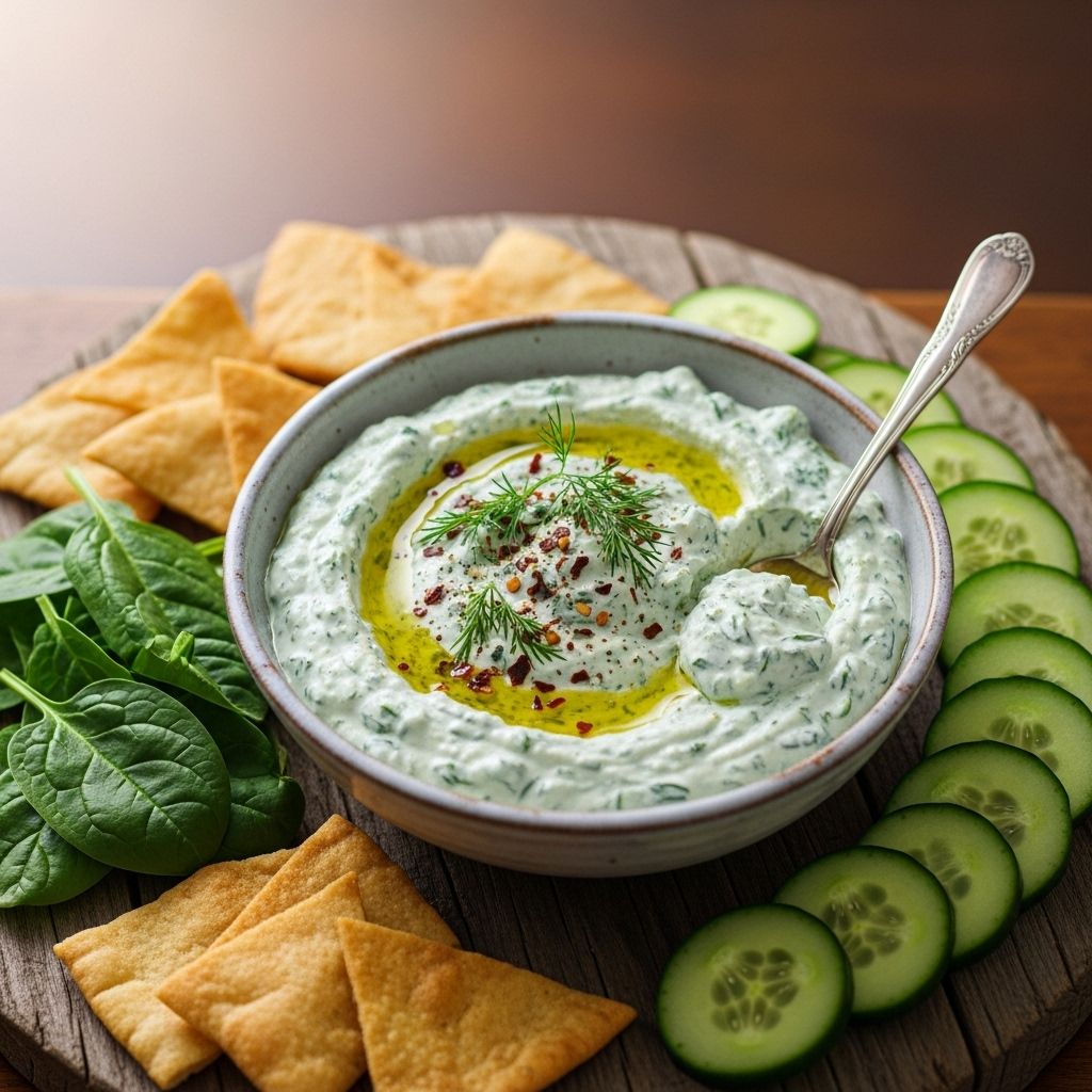 Discover a lighter, flavor-packed spinach dip made with creamy yogurt, fresh spinach, and simple ingredients for healthier snacking.