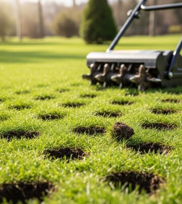 Relieving soil compaction paves the way for deeper roots and lusher grass.