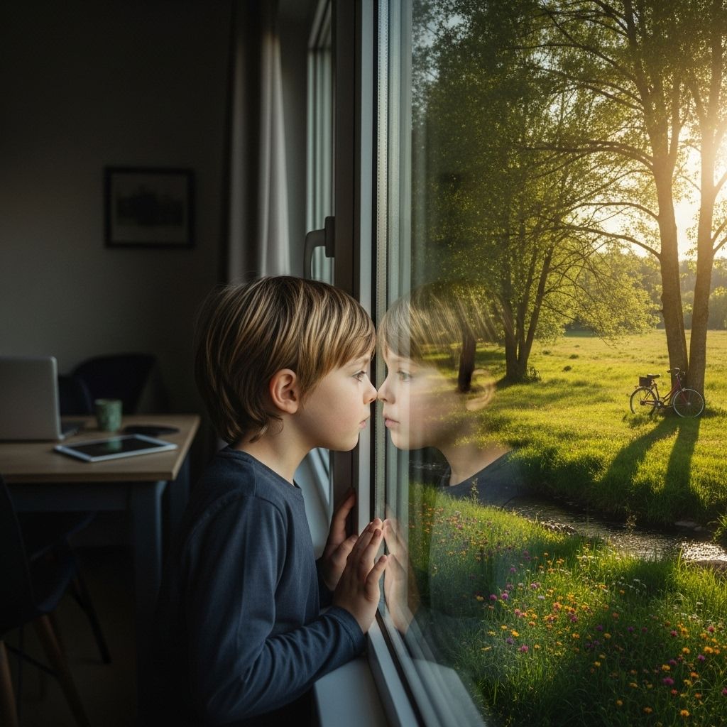 Examining the reasons behind the growing trend of children spending more time indoors and its profound impact on wellbeing.