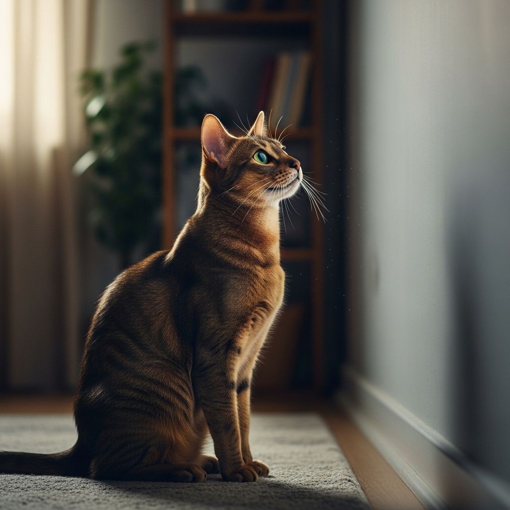Subtle scents, sounds, and boredom can explain those silent moments of keen feline focus.