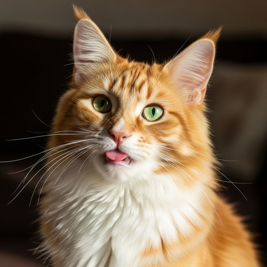 Discover the curious phenomenon of cat tongues and what your feline's protruding tongue might be telling you