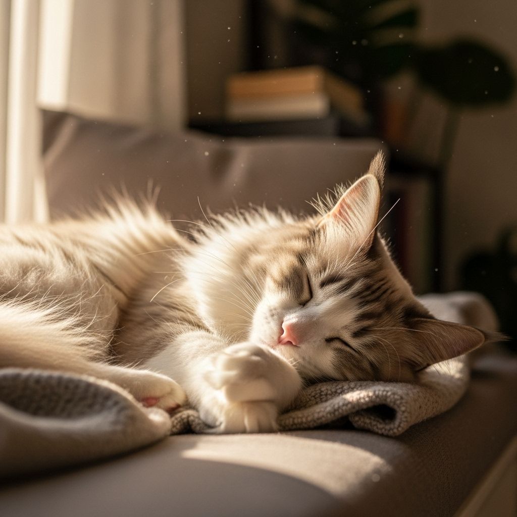 Age, instincts, and environment shape a feline's daily rest routines.