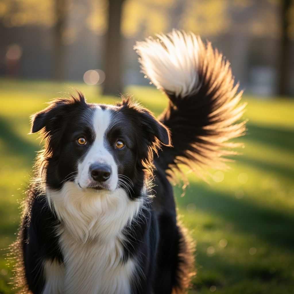 Tail movements reveal a dog’s emotions and keep it balanced through every stride.
