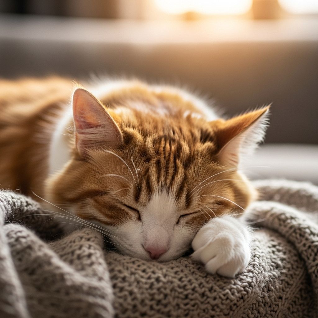 Discover why cats bury their muzzle in naps and when this habit could signal trouble.