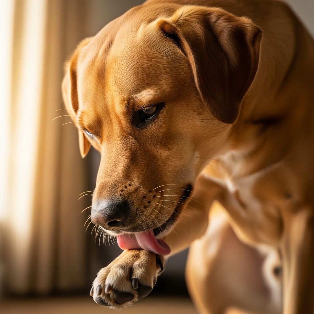 Discover the surprising reasons behind your dog’s foot-licking habit and how to manage this quirky canine behavior.