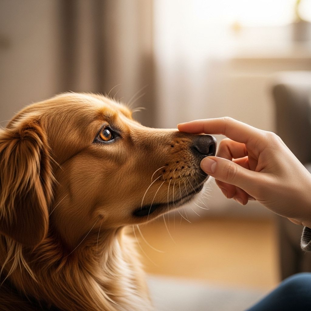 Discover the many meanings behind your dog's nose nudges, from affection to communication and everything in between.