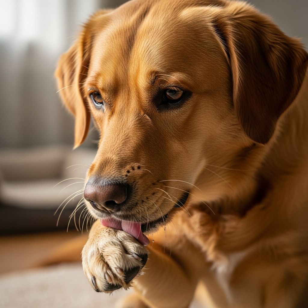 Discover the underlying reasons behind your dog's paw-chewing behavior and effective ways to help them stop