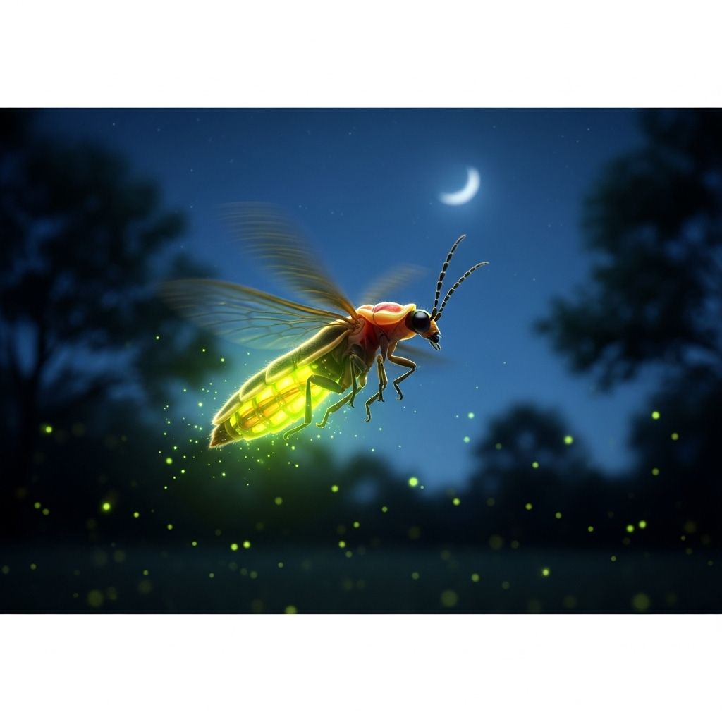 Explore the dazzling bioluminescence of fireflies and the intriguing science, evolution, and communication behind their nightly glow.