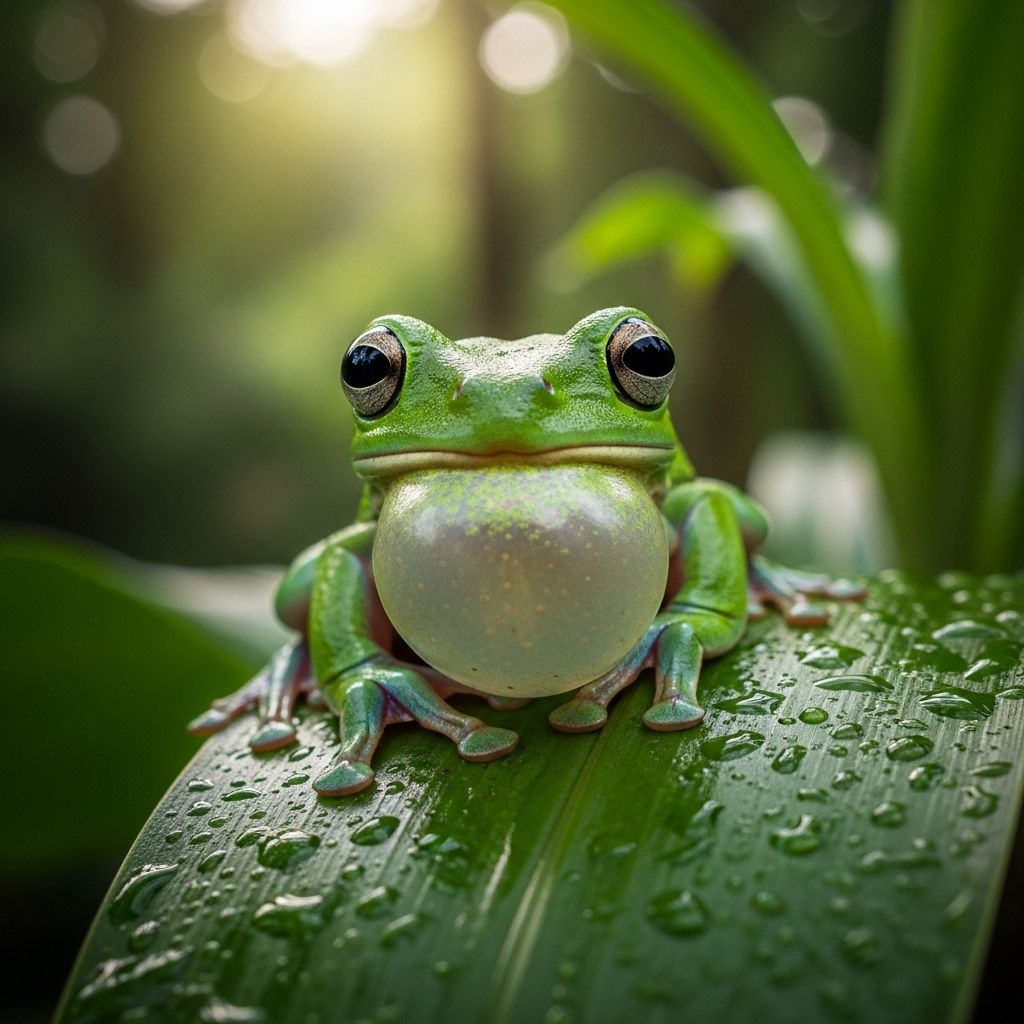 Wetland choruses reflect how social and environmental cues guide communication methods.
