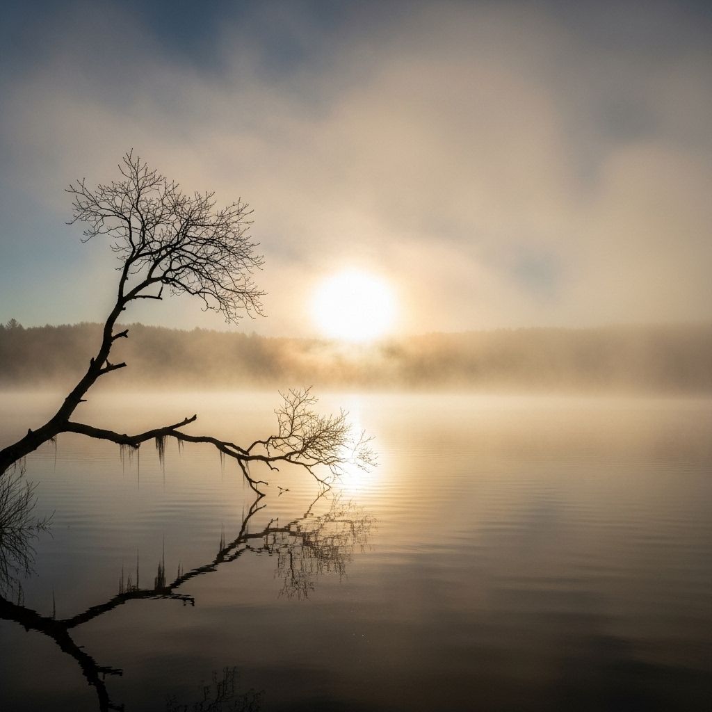 Discover how atmospheric science explains the beautiful phenomenon of rising fog and steam over ponds, lakes, and seas in early mornings.
