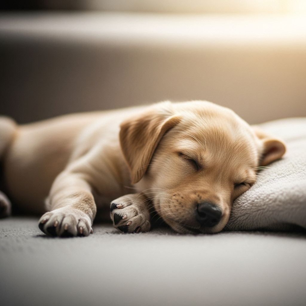 Understanding rapid breathing in sleeping puppies: normal patterns, warning signs, and when to seek help